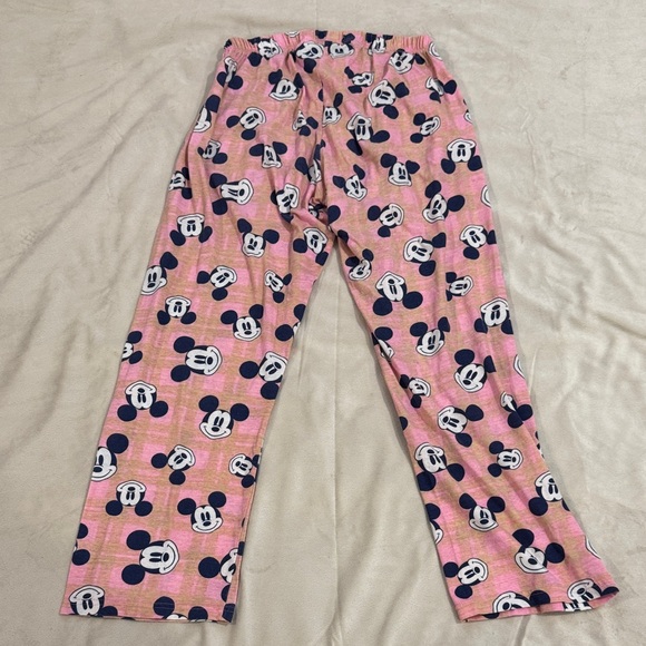 Women’s Pink Mickey Mouse Pajama Pants - Picture 2 of 3